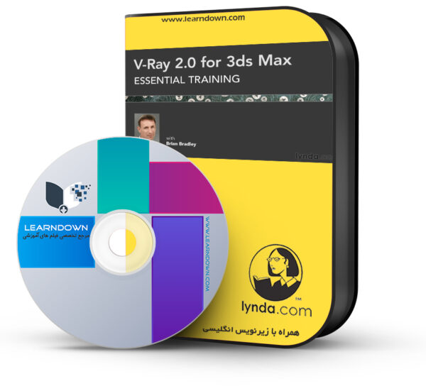 خرید آموزش وی ری ۲ برای تری دی مکس – V-Ray 2.0 for 3ds Max Essential Training